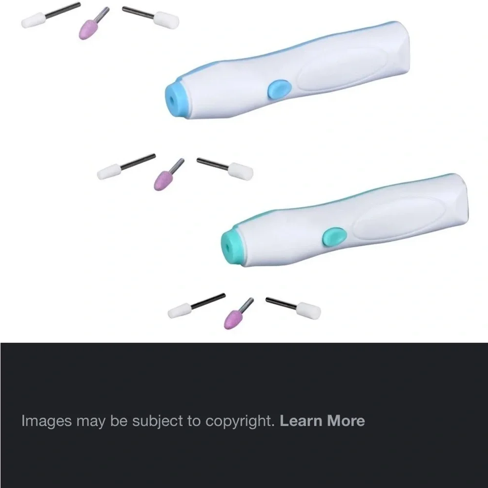 Electronic Nail Kit - White and Green - Picture 2 of 5